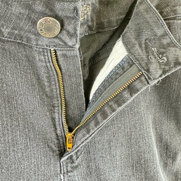 Riders By Lee Vintage Antiqued Black Denim Midrise Bootcut Jeans Size 14 - Picture 5 of 9